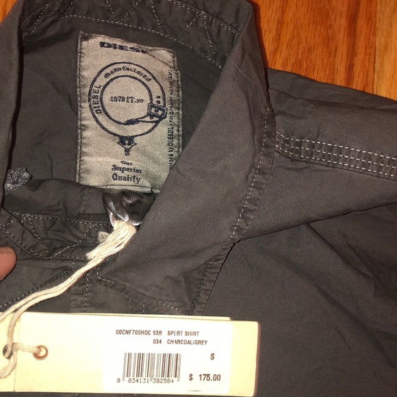 NWT Diesel Button-Down - Picture 4 of 8